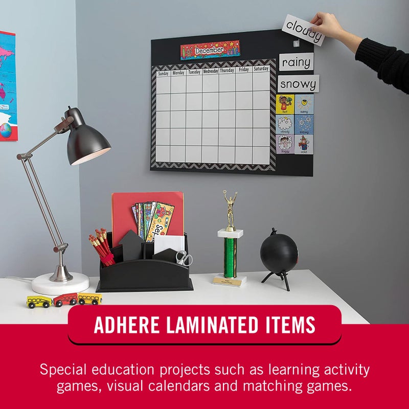 فيلكرو مثبتات خلفية لاصقة من العلامة التجارية فيلكرو، لاصق قابل للإزالة، 0.88 بوصة × 0.88 بوصة، أبيض، 12 قطعة (عبوة من قطعة واحدة) - Image 5